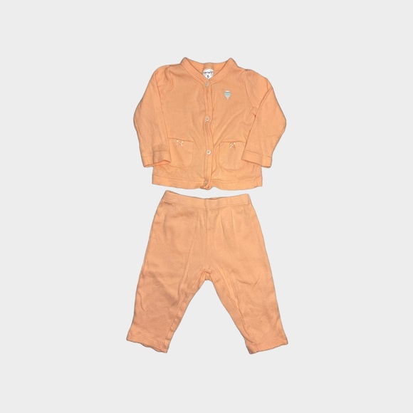 Carter’s Ribbed Peach 2 Piece Set - Picture 1 of 3